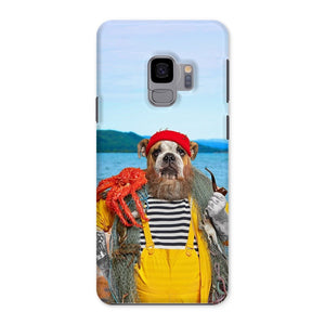 The Sailor: Custom Pet Phone Case - Paw & Glory - #pet portraits# - #dog portraits# - #pet portraits uk#painted portraits of dogs, portraits pets, portrait of your pet, portrait of your dog, pet photo studio, pet portraits, purrandmutt, crown and paw