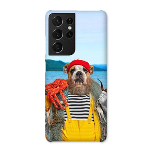 The Sailor: Custom Pet Phone Case - Paw & Glory - #pet portraits# - #dog portraits# - #pet portraits uk#pet portrait from photo, dog paintings for sale, dog canvas prints, pet portraits, puppy paintings, dog paintings from photo, custom pet, Turnerandwalker, Crown and paw