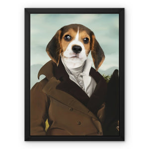 The Scholar: Custom Pet Canvas - Paw & Glory - #pet portraits# - #dog portraits# - #pet portraits uk#pawandglory, pet art canvas,pet on a canvas, the pet on canvas reviews, canvas of pet, custom pet canvas art, your pet on canvas