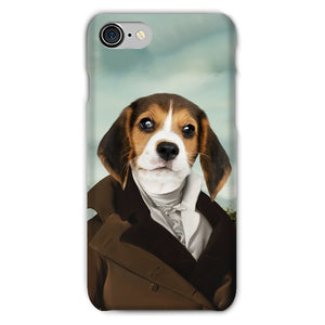 The Scholar: Custom Pet Phone Case - Paw & Glory - #pet portraits# - #dog portraits# - #pet portraits uk#pet portrait from photo, dog paintings for sale, dog canvas prints, pet portraits, puppy paintings, dog paintings from photo, custom pet, Turnerandwalker, Crown and paw