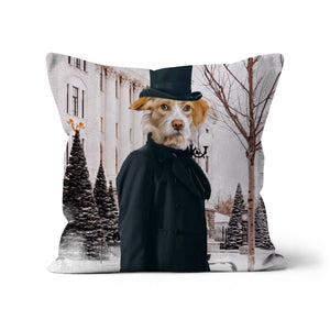 The Scrooge: Custom Pet Cushion - Paw & Glory - #pet portraits# - #dog portraits# - #pet portraits uk#paw & glory, custom pet portrait pillow,dog on pillow, pet print pillow, print pet on pillow, custom cat pillows, pet face pillow