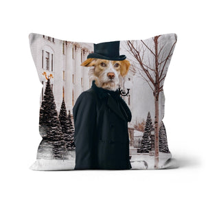The Scrooge: Custom Pet Cushion - Paw & Glory - #pet portraits# - #dog portraits# - #pet portraits uk#paw and glory, custom pet portrait cushion,pillow personalized, pillow custom, personalised pet pillows, pet pillow, personalised dog pillows