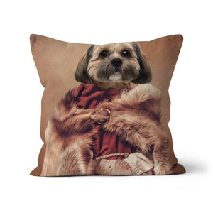 The She Viking: Custom Pet Cushion - Paw & Glory - #pet portraits# - #dog portraits# - #pet portraits uk#paw and glory, pet portraits cushion,custom pet pillows, pillow personalized, custom pillow cover, dog personalized pillow, pillow with pet picture