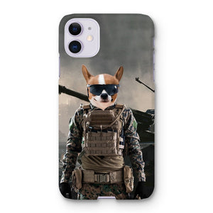 The Soldier: Custom Pet Phone Case - Paw & Glory - #pet portraits# - #dog portraits# - #pet portraits uk#