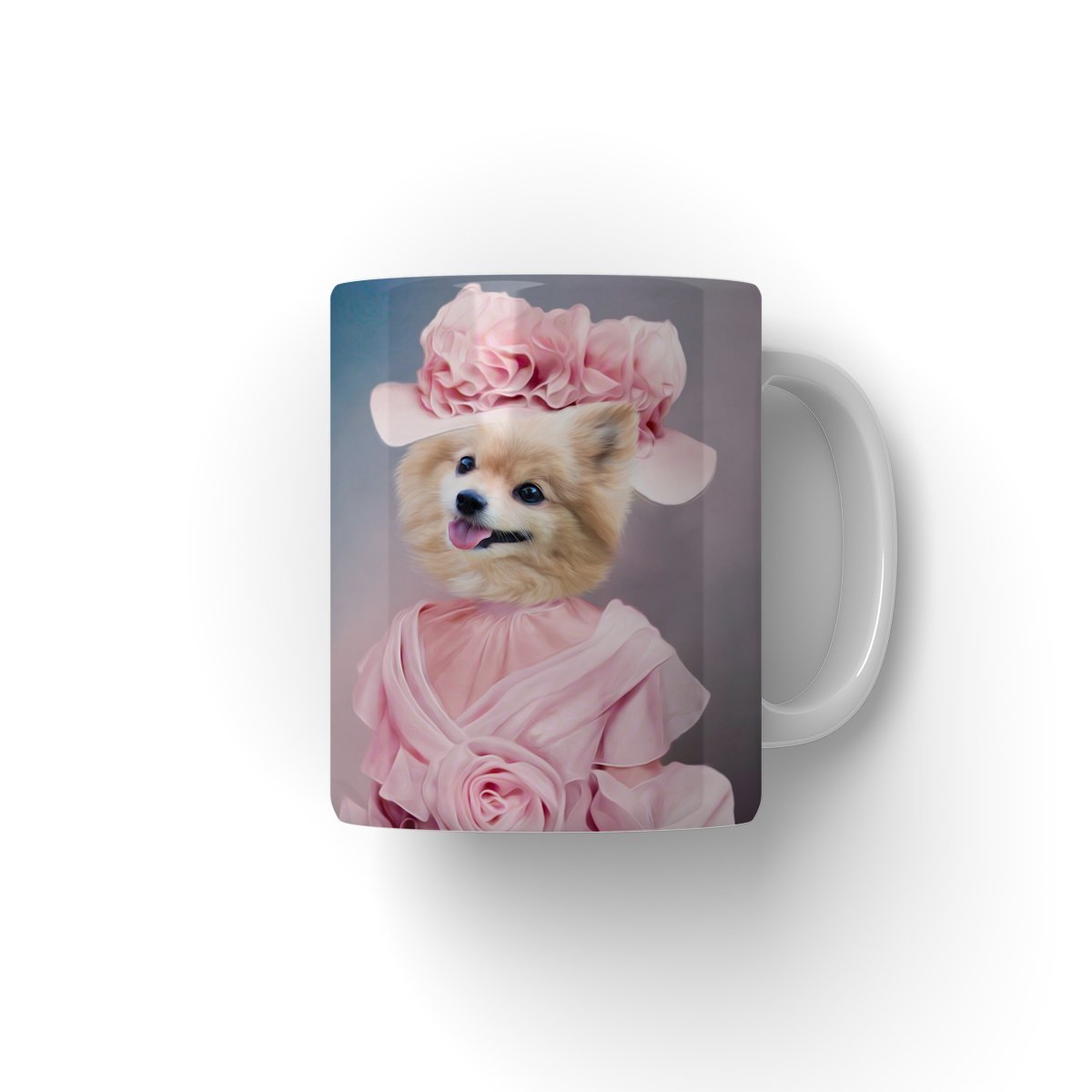 The Southern Bell: Custom Pet Mug - Paw & Glory - #pet portraits# - #dog portraits# - #pet portraits uk#paw & glory, pet portraits Mug,pet on mug, design your own coffee mug, dog on mug, pet photo mugs, coffee mug prints