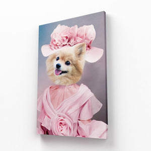 The Southern Belle: Custom Pet Canvas - Paw & Glory - #pet portraits# - #dog portraits# - #pet portraits uk#paw and glory, custom pet portrait canvas,dog canvas, personalized dog and owner canvas uk, dog canvas print, personalised dog canvas uk, best pet canvas art