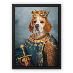 The Sovereign: Custom Pet Canvas - Paw & Glory - #pet portraits# - #dog portraits# - #pet portraits uk#paw & glory, custom pet portrait canvas,pet on a canvas, personalized pet canvas art, dog photo on canvas, pet canvas print, pet photo canvas