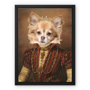 The Spanish Princess: Custom Pet Canvas - Paw & Glory - #pet portraits# - #dog portraits# - #pet portraits uk#paw & glory, pet portraits canvas,dog photo on canvas, dog canvas painting, the pet canvas, dog canvas wall art, dog portrait canvas