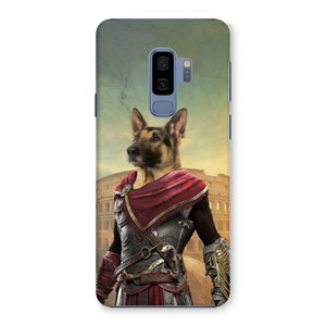 The Spartan: Custom Pet Phone Case - Paw & Glory - #pet portraits# - #dog portraits# - #pet portraits uk#