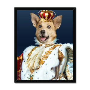 The Supreme: Custom Pet Framed Print - Paw & Glory - #pet portraits# - #dog portraits# - #pet portraits uk, paintyourlife, personalized pet portraits, custom dog portrait, painting of your dog, pet portrait, custom dog art