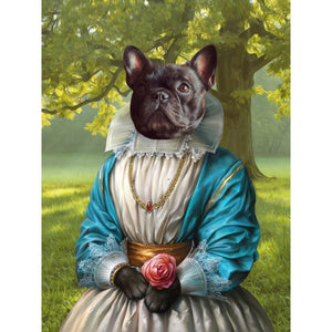 The Sweetheart: Custom Pet Digital Portrait - Paw & Glory, paw and glory, crown and pup, custom dog wall art, dog oil paintings on canvas, purr and mutt review, Pet portraits, pet portrait commissions, pet portrait