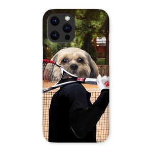 The Tennis Champion: Custom Pet Phone Case - Paw & Glory - #pet portraits# - #dog portraits# - #pet portraits uk#