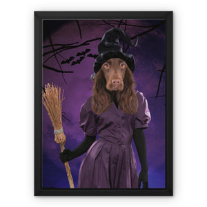The Witch: Custom Pet Canvas - Paw & Glory - #pet portraits# - #dog portraits# - #pet portraits uk#paw & glory, custom pet portrait canvas,pet on canvas, personalized pet canvas art, pet on canvas reviews, personalized dog canvas art, the pet on canvas reviews