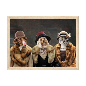 The Women (Peaky Blinders Inspired) 3 Pet: Custom Pet Portrait - Paw & Glory, paw and glory, original pet portraits, pet portraits usa, custom pet portraits south africa, dog portrait images, small dog portrait, dog portraits singapore, pet portrait