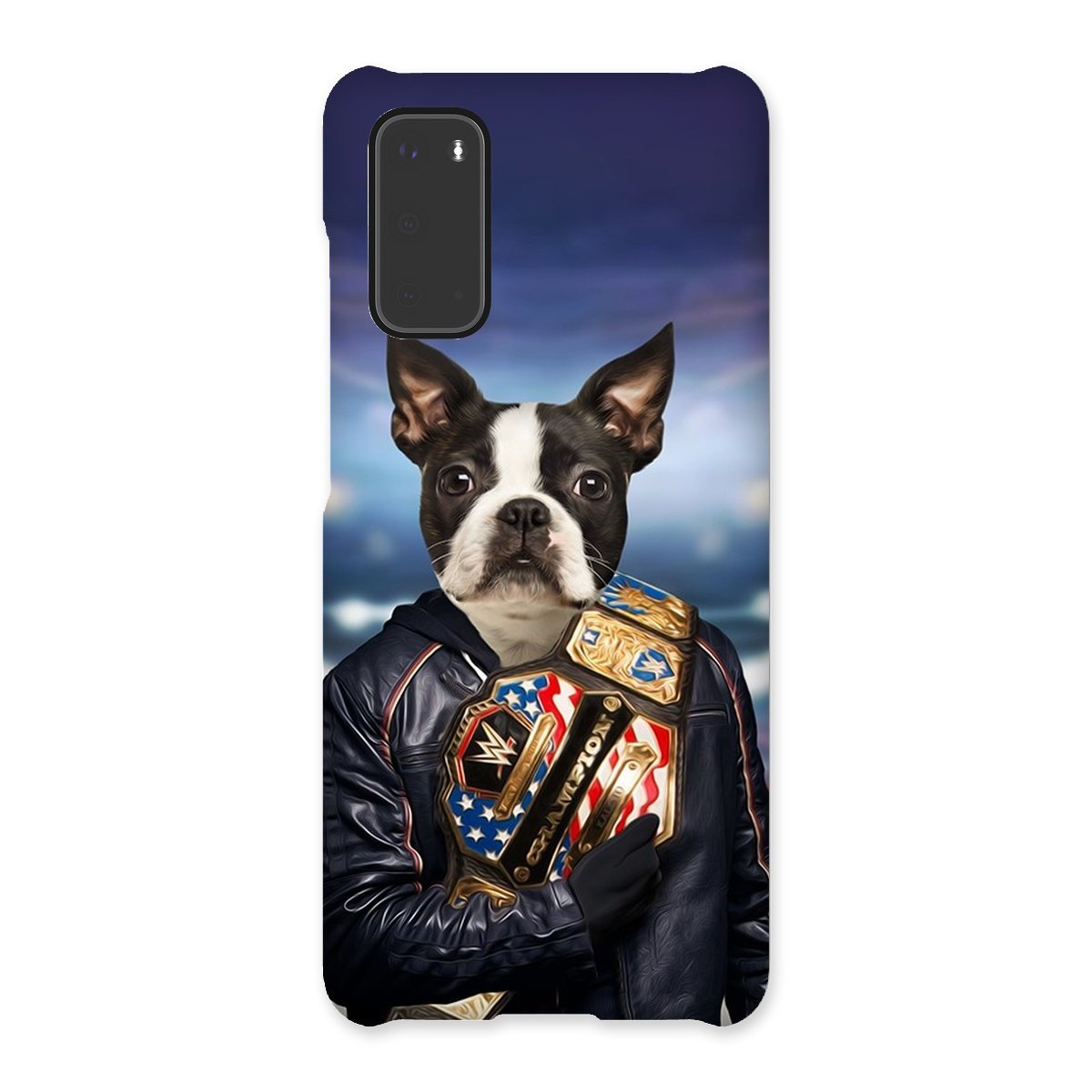 The Wrestler: Custom Pet Phone Case - Paw & Glory - pawandglory, pet portrait phone case, personalised puppy phone case, personalised pet phone case, life is better with a dog phone case, personalized iphone 11 case dogs, life is better with a dog phone case, Pet Portrait phone case,