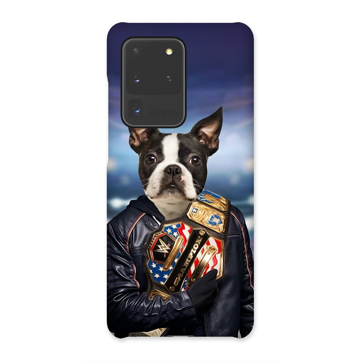 The Wrestler: Custom Pet Phone Case - Paw & Glory - pawandglory, pet portrait phone case, personalised puppy phone case, personalised pet phone case, life is better with a dog phone case, personalized iphone 11 case dogs, life is better with a dog phone case, Pet Portrait phone case,