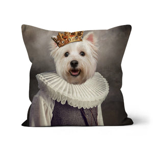 The Young Prince: Custom Pet Cushion - Paw & Glory - #pet portraits# - #dog portraits# - #pet portraits uk#paw and glory, custom pet portrait cushion,dog pillows personalized, pet face pillows, dog photo on pillow, custom cat pillows, pillow with pet picture