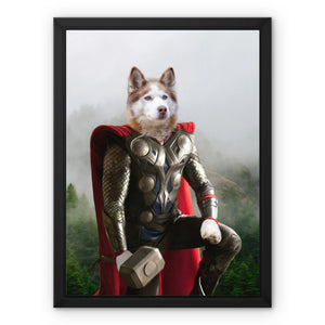 Thor: Custom Pet Canvas - Paw & Glory - #pet portraits# - #dog portraits# - #pet portraits uk#paw and glory, custom pet portrait canvas,dog canvas personalized, dog canvas bag, canvas of your pet, pet canvas art, custom pet canvas portraits