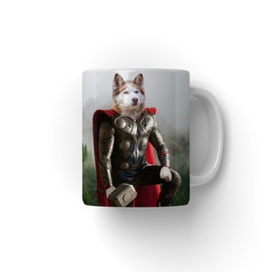 Thor: Custom Pet Mug - Paw & Glory - #pet portraits# - #dog portraits# - #pet portraits uk#paw and glory, pet portraits Mug,mugs dog, pup mug, coffee mugs with dogs, dog face mugs, dog owner mugs