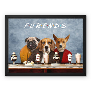 Three Furends: Custom Pet Canvas - Paw & Glory - #pet portraits# - #dog portraits# - #pet portraits uk#paw and glory, pet portraits canvas,custom pet canvas art, personalized dog canvas print, dog canvas custom, canvas of pet, dog canvas painting