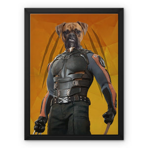 Wolverine: Custom Pet Canvas - Paw & Glory - #pet portraits# - #dog portraits# - #pet portraits uk#paw and glory, custom pet portrait canvas,canvas dog carrier, my pet canvas , pet custom canvas, pet on canvas uk, pet canvas portrait