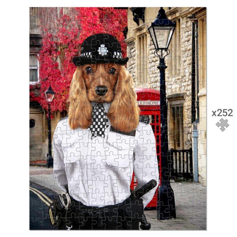 WPC Woof: Custom Pet Puzzle - Paw & Glory - #pet portraits# - #dog portraits# - #pet portraits uk#pawandglory, pet art Puzzle,funny portraits uk, personalised pet photo, pawtraits uk, funny cat portraits, dog peaky blinders outfit puzzle