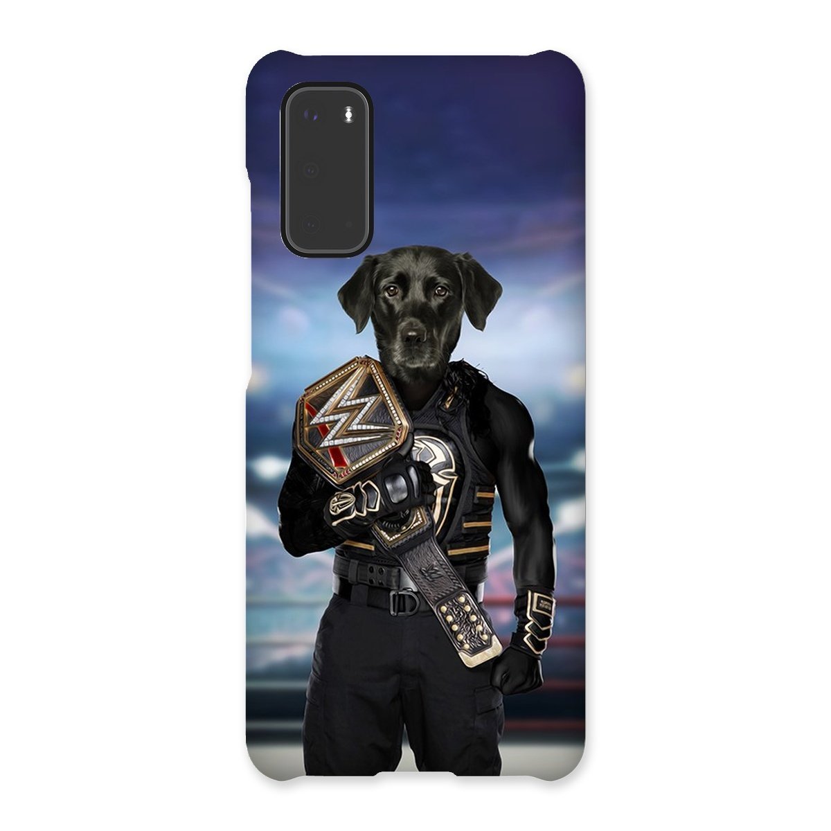 WWE Champ (Roman Reigns Inspired): Custom Pet Phone Case - Paw & Glory - paw and glory, personalised dog phone case, pet portrait phone case uk, phone case dog, dog phone case custom, custom cat phone case, custom dog phone case, Pet Portraits phone case,