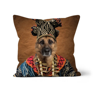 Zulu King: Custom Pet Cushion - Paw & Glory - #pet portraits# - #dog portraits# - #pet portraits uk#paw and glory, pet portraits cushion,personalised cat pillow, dog shaped pillows, custom pillow cover, pillows with dogs picture, my pet pillow