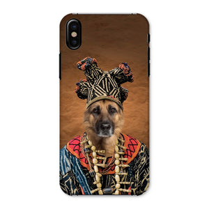 Zulu King: Custom Pet Phone Case - Paw & Glory - #pet portraits# - #dog portraits# - #pet portraits uk#pet portrait from photo, dog paintings for sale, dog canvas prints, pet portraits, puppy paintings, dog paintings from photo, custom pet, Turnerandwalker, Crown and paw