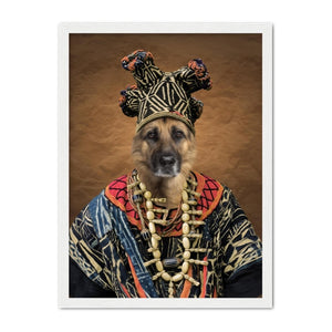 Zulu King: Custom Pet Portrait - Paw & Glory, pawandglory, best dog artists, custom pet paintings, for pet portraits, dog portraits colorful, dog canvas art, custom pet painting, pet portraits